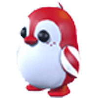 Neon Peppermint Penguin  - Ultra-Rare from Winter 2023 (Robux)